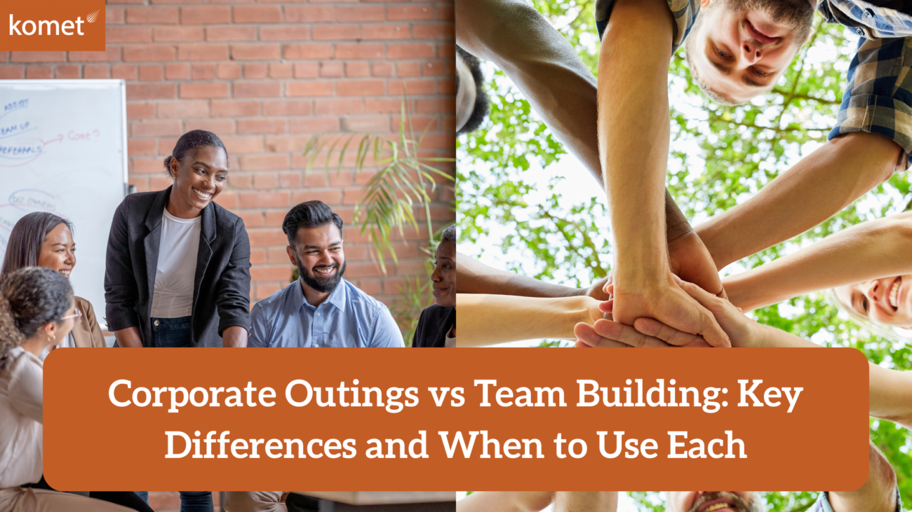 corporate outings vs team building
