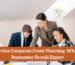Corporate Event Planning